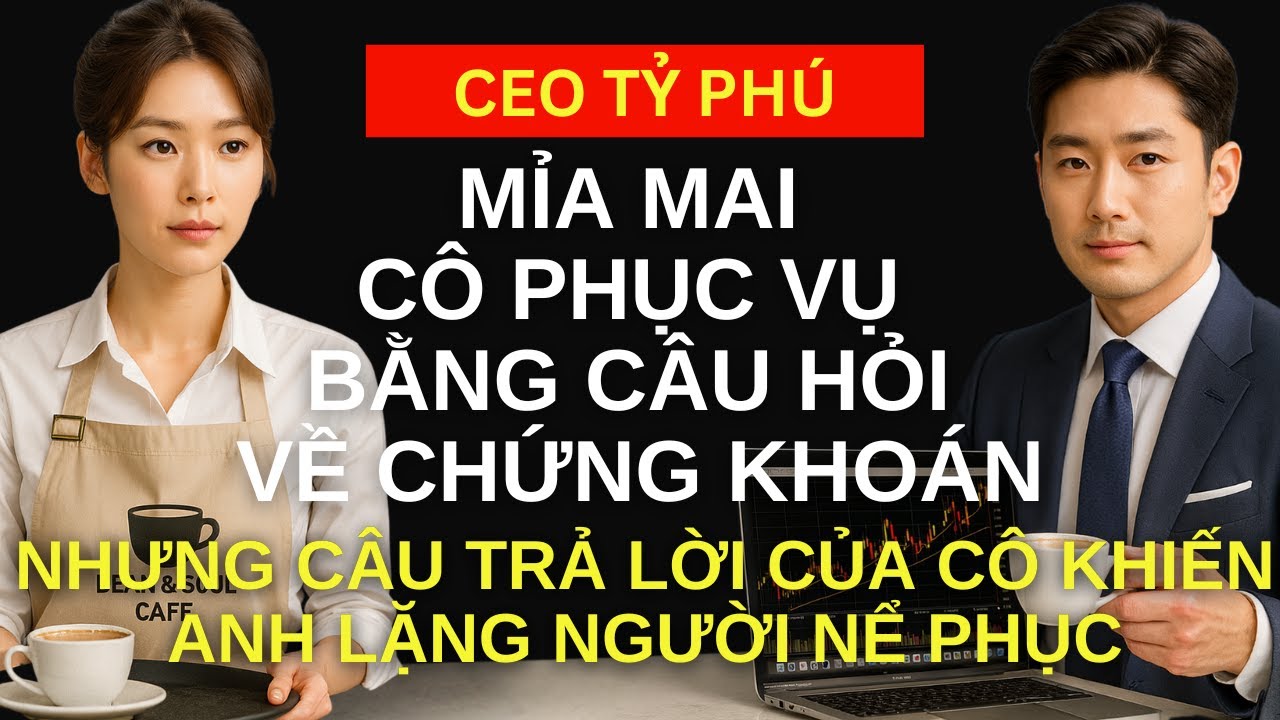 Vị Tỷ Phú Mỉa Mai Cô Phục Vụ Bằng Câu Hỏi Về Chứng Khoán, Nhưng Câu Trả Lời Của Cô Khiến Anh Lặng