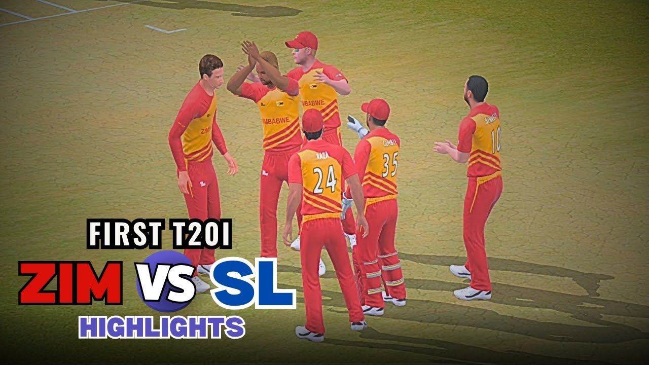 Zimbabwe vs Sri Lanka | First T20I | Real Cricket 24 🔥