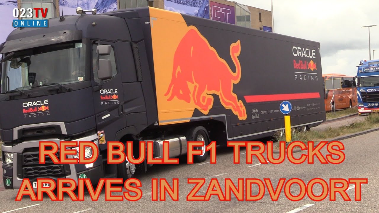 Team Red Bull arrives in Zandvoort 2022