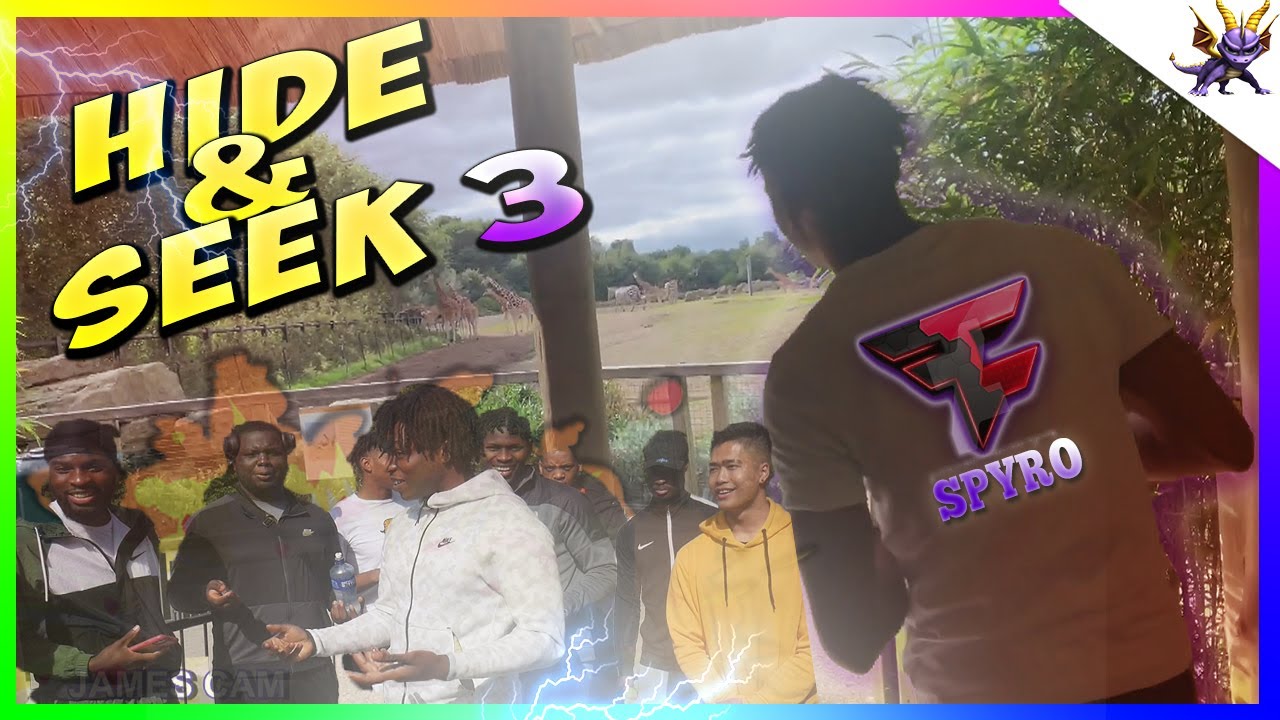 MASSIVE GAME OF HIDE AND SEEK IN THE ZOO - THE BIGGEST GAME OF HIDE AND SEEK EVER !! #FaZe5