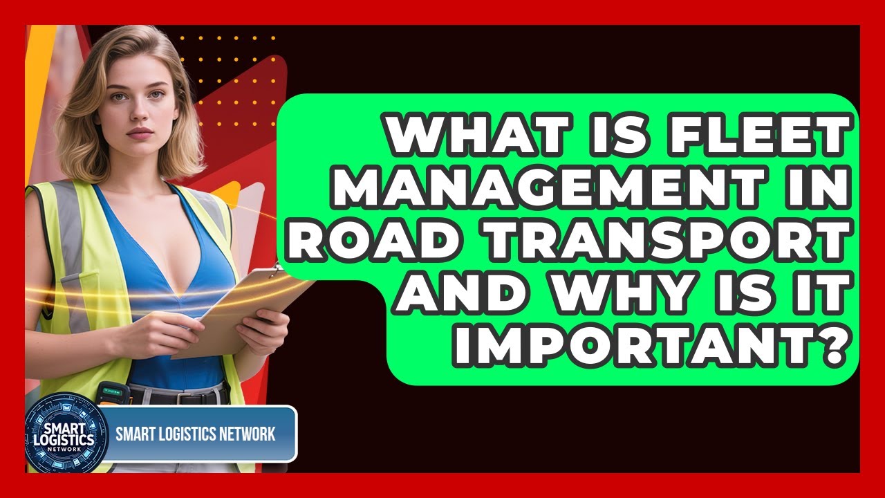 What Is Fleet Management In Road Transport And Why Is It Important? - Smart Logistics Network