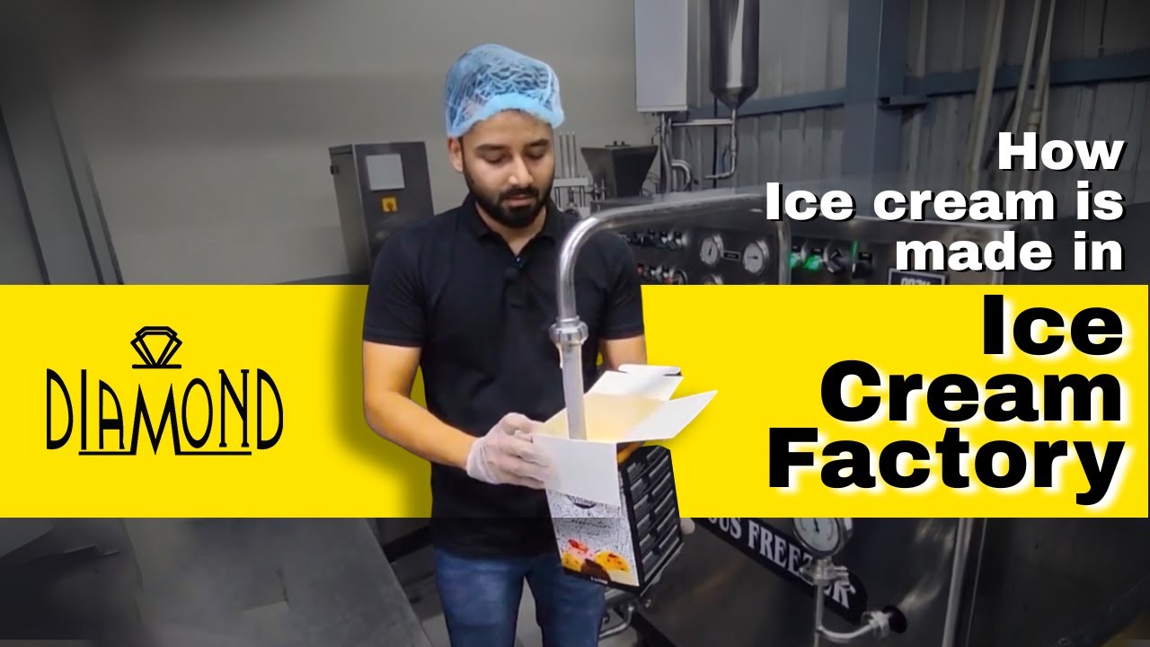 How ice cream is made in an ice cream factory? | आइसक्रीम फैक्ट्री में आइसक्रीम कैसे बनाई जाती है?