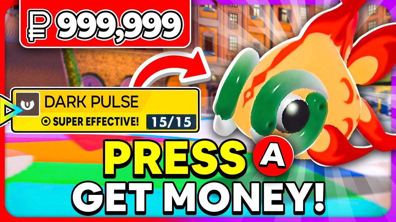Press A. Get Money in Pokemon Scarlet & Violet