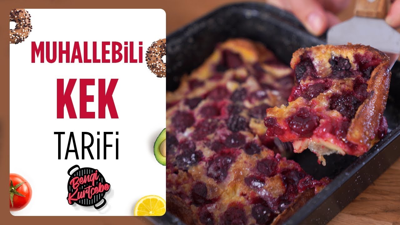 Muhallebili Kek Tarifi | Yaptığım En Kolay Tatlı😍