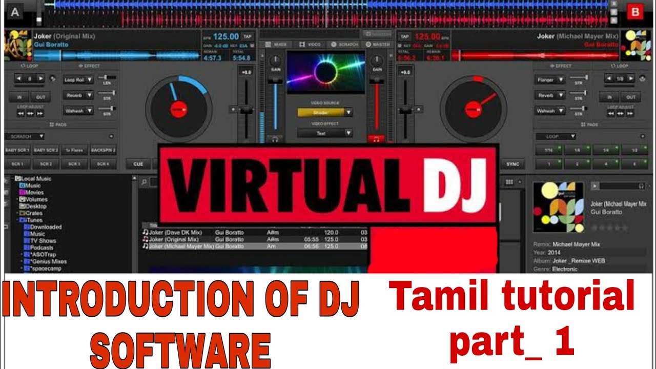 DJ software intro Tamil tutorial@virtualdjofficial  INPtube| youtube
