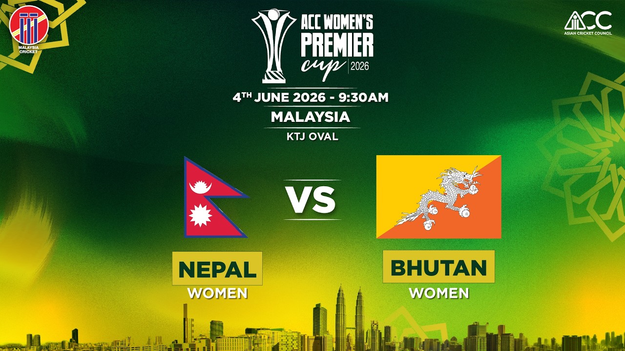 NEPAL (WOMEN) vs BHUTAN (WOMEN) | ACC Women's Premier Cup 2026 | Match 12