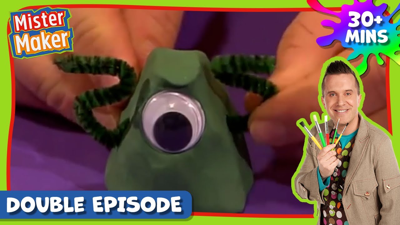 Mister Maker Comes To Town 🎨 Season 2, Episode 5-6 | DOUBLE FULL EPISODE - Arts & Crafts