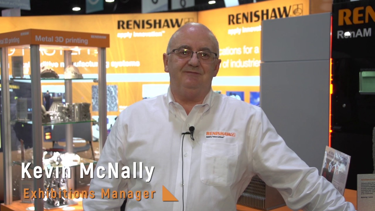 Renishaw Shows Metal Powder Bed Fusion Printer at FABTECH 2018