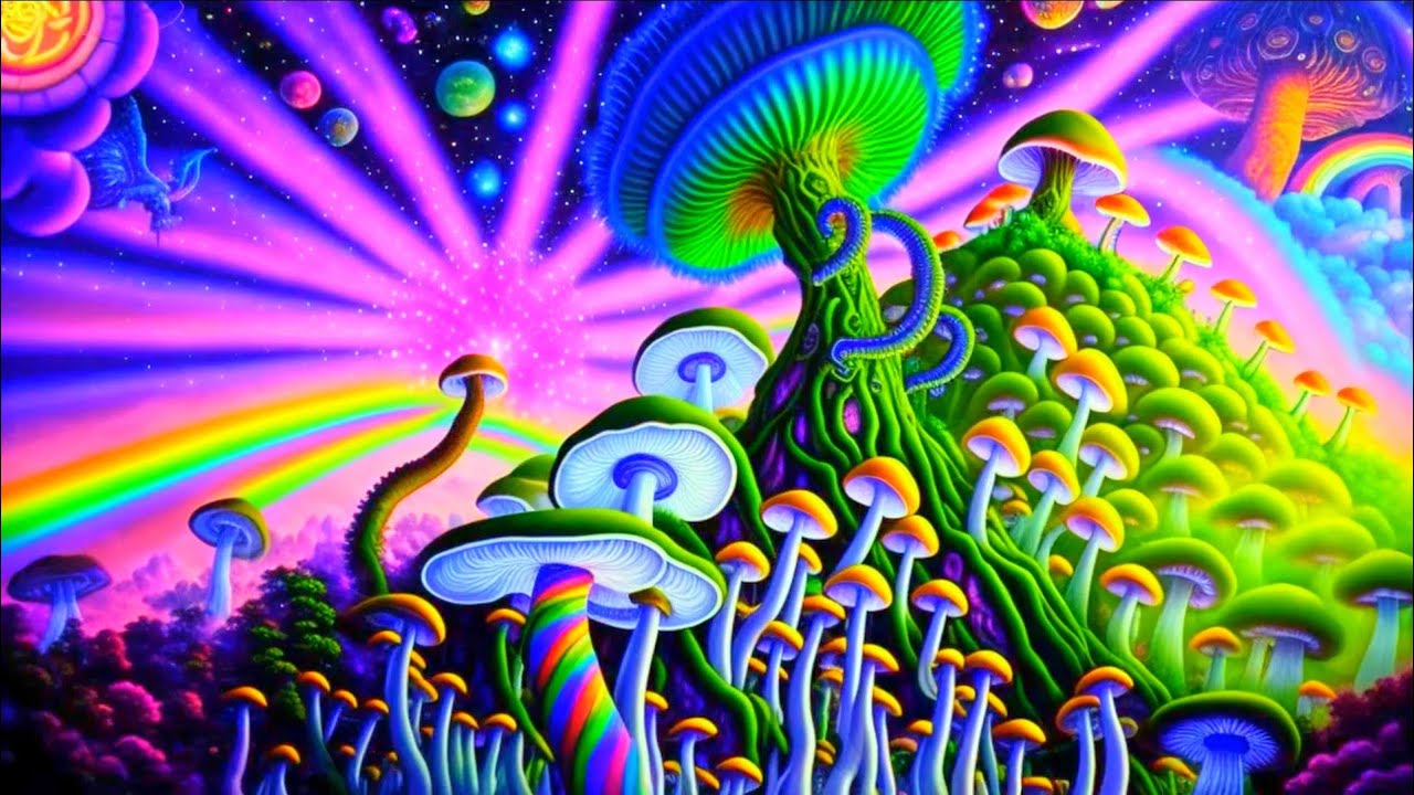 Trippy Dreamlike Generative Animation (AI Dream 523)