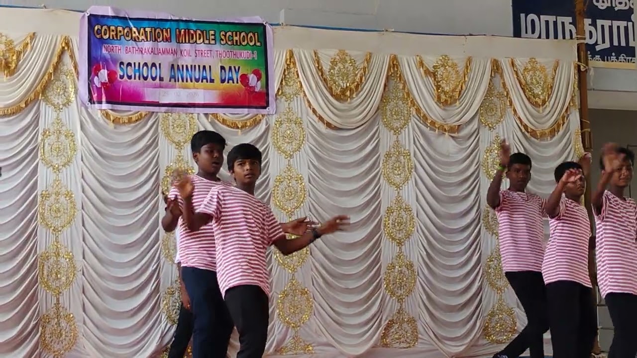 Govt school tuticorin Annual day 2026 கல்வி mixed song 