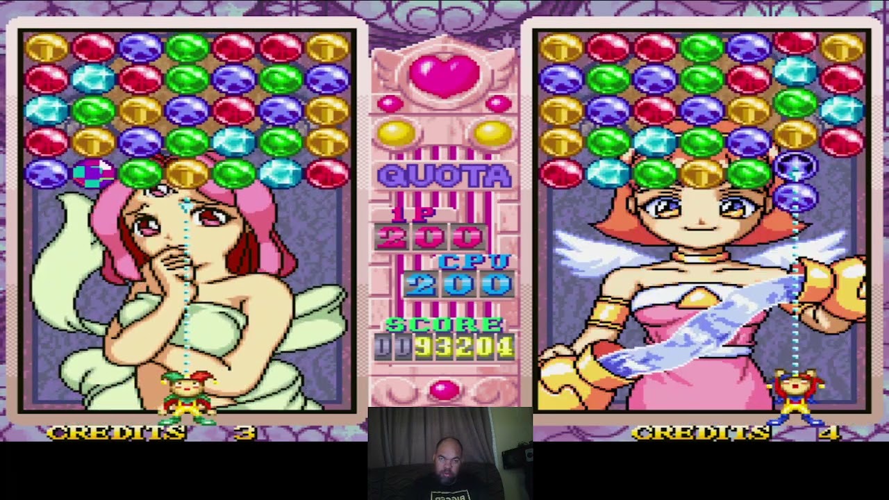 Deaf gamer JazCatX tries Magical Drop 3 against CPUs