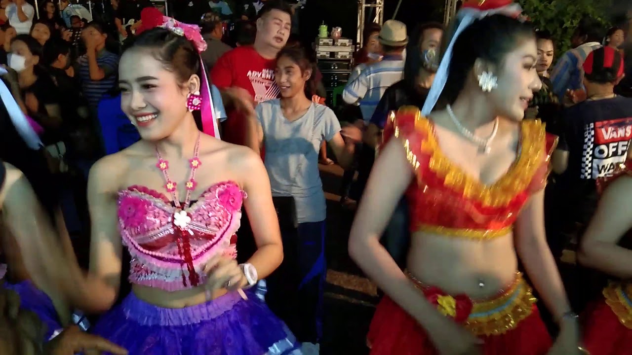 รำวงเพชรโสภา+น้องโบว์นภาพร+พรสวรรค์#4 ดนตรีแสนรักชูดวง@วัดบ่อบุญ เพชรบุรี