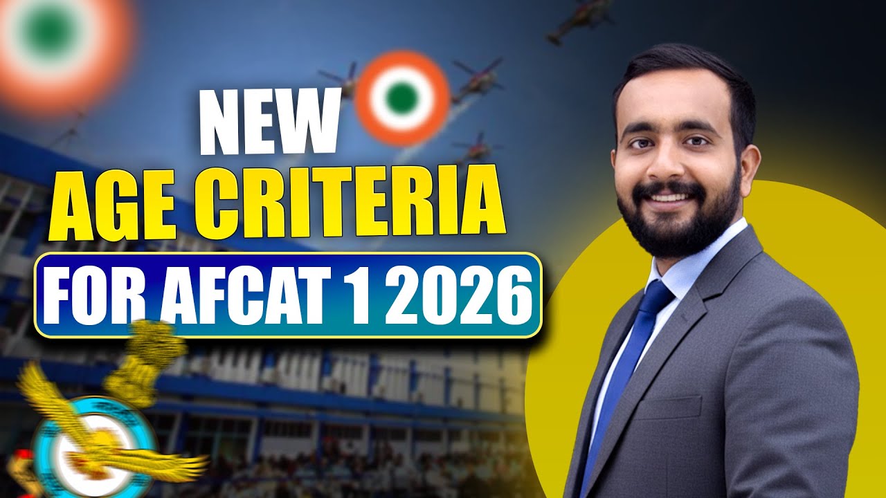 ✈️ Official Age Criteria Out For AFCAT 1 2026  &ndash; Are You Still Eligible for Indian Air Force?