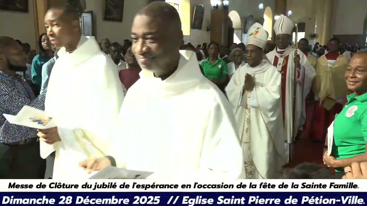 Messe de Clôture du jubilé de l'espérance en l'occasion de la fête de la Sainte Famille.