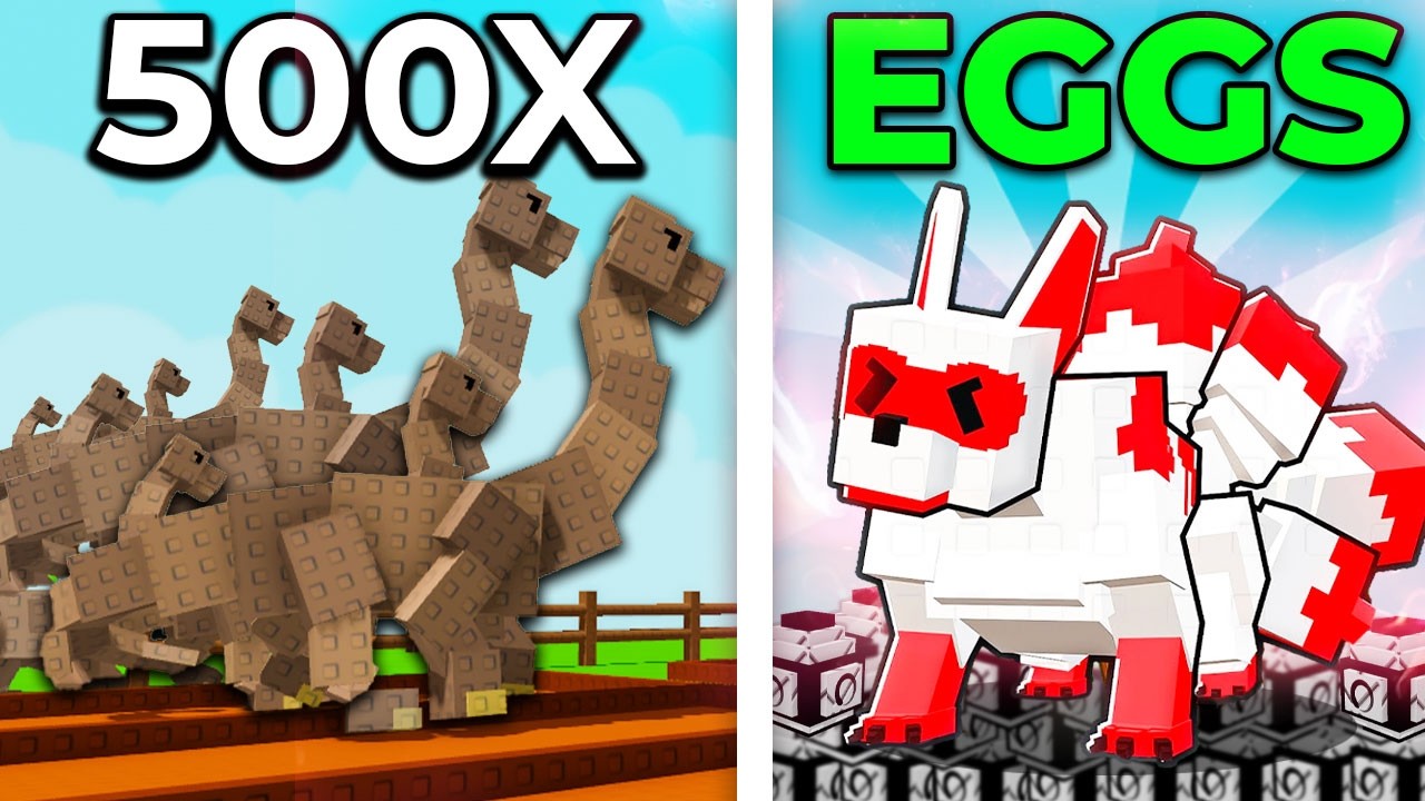 USING BRONTOSAURUS ARMY to HATCH 500 EGGS in Grow a Garden...
