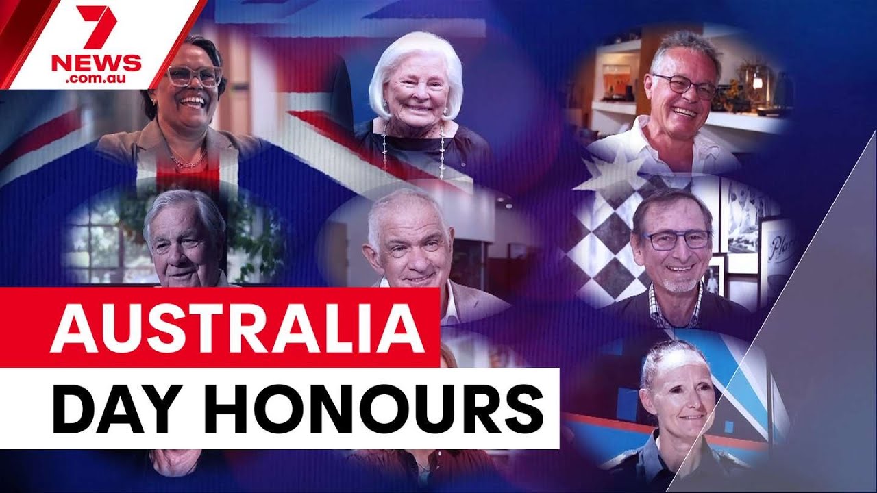 Olympic champions, philanthropists and quiet achievers celebrated with Australia Day Honours | 7NEWS