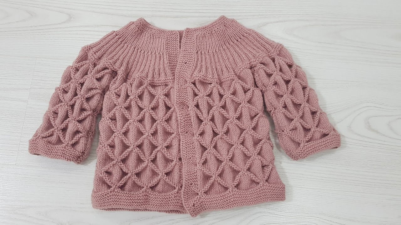 ✅ Kastırmalı Bebek Hırkası Yapımı ✅ Bebek Ceket Hırka Modelleri - Kastırmalı Hırka Modeli
