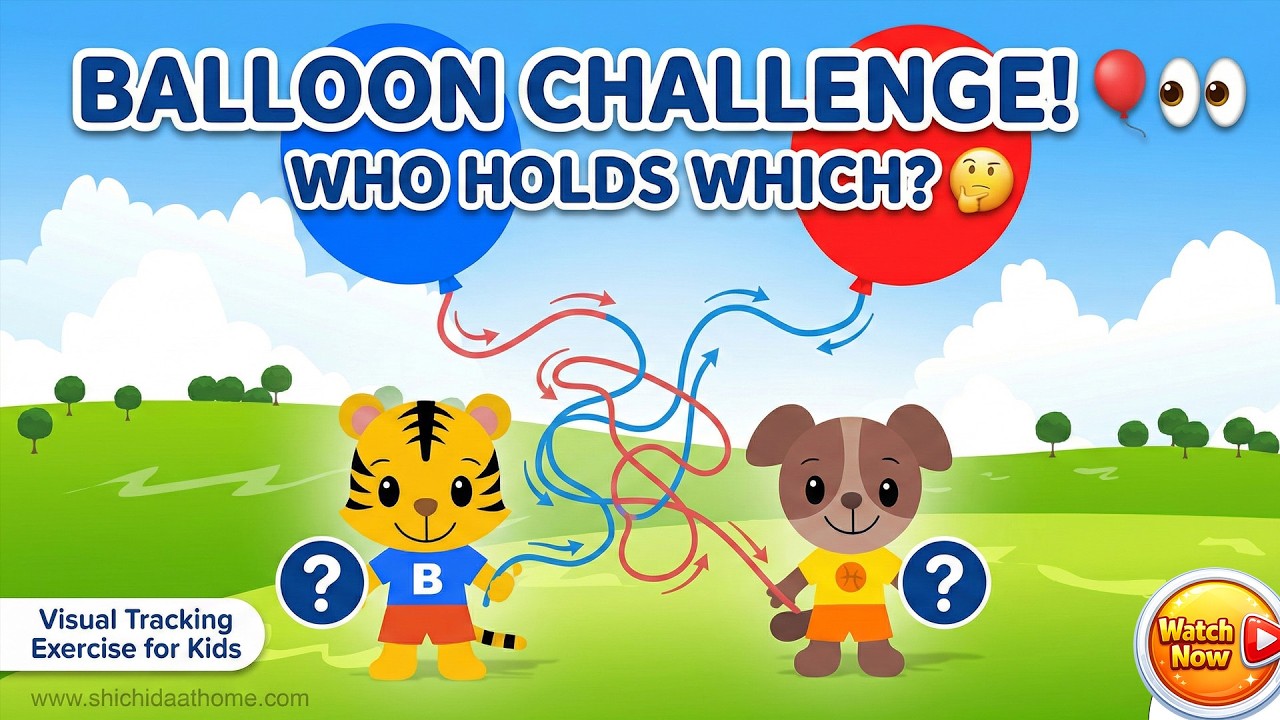 Only Focused Kids Can Get This Right! | Visual Tracking Exercise for Toddlers & Preschoolers