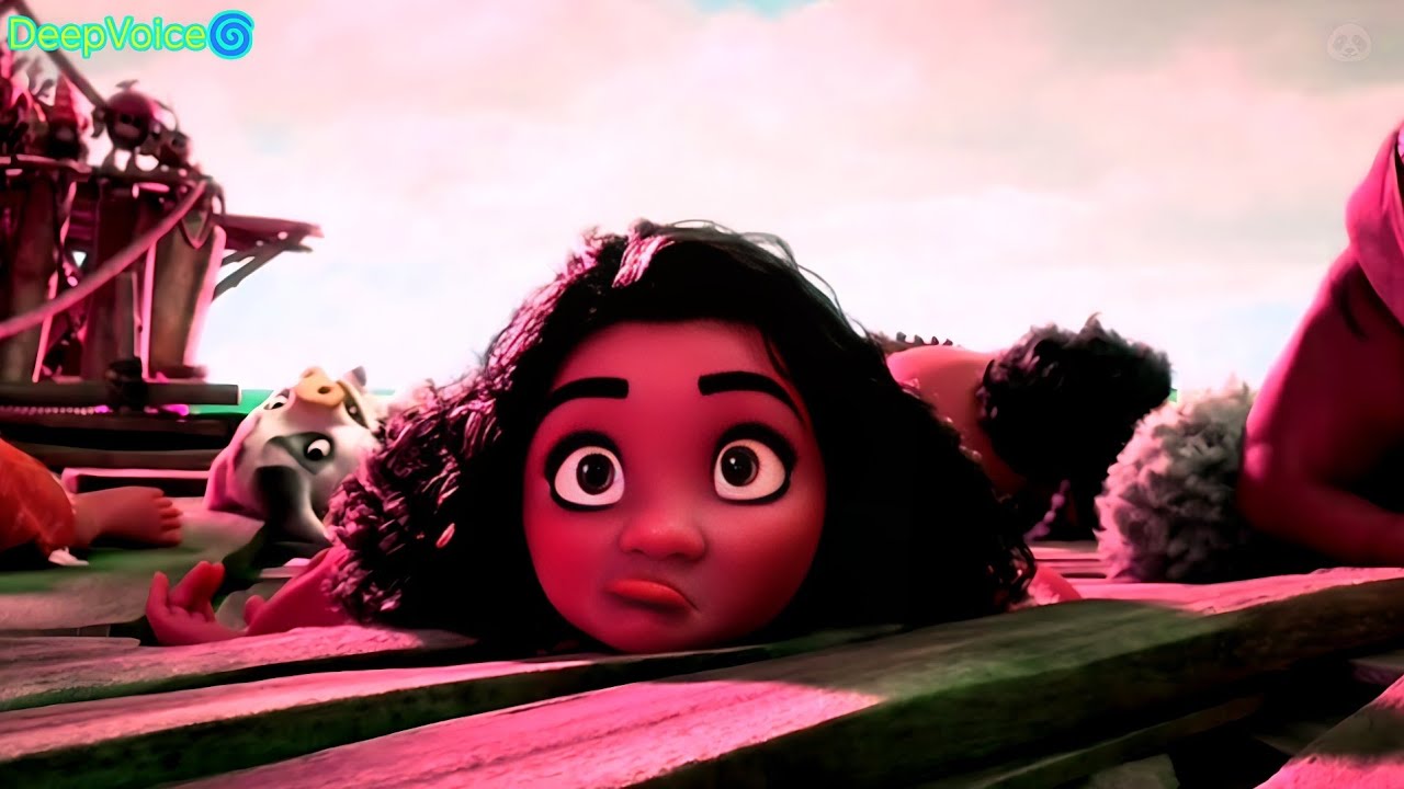Moana | Slime Creature!!! What the heck?? EEEWWW Effects Sponsored by Gamavision Csupo effects