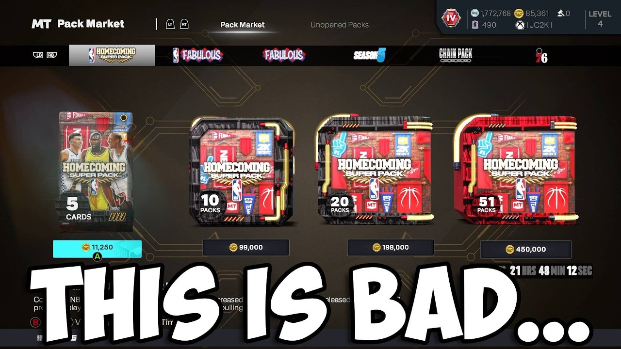 THESE HOMECOMING SUPER PACKS STINK...