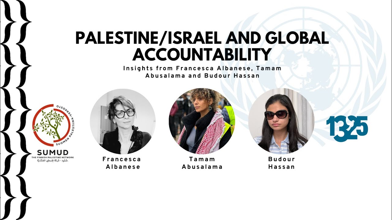Palestine/Israel and Global Accountability