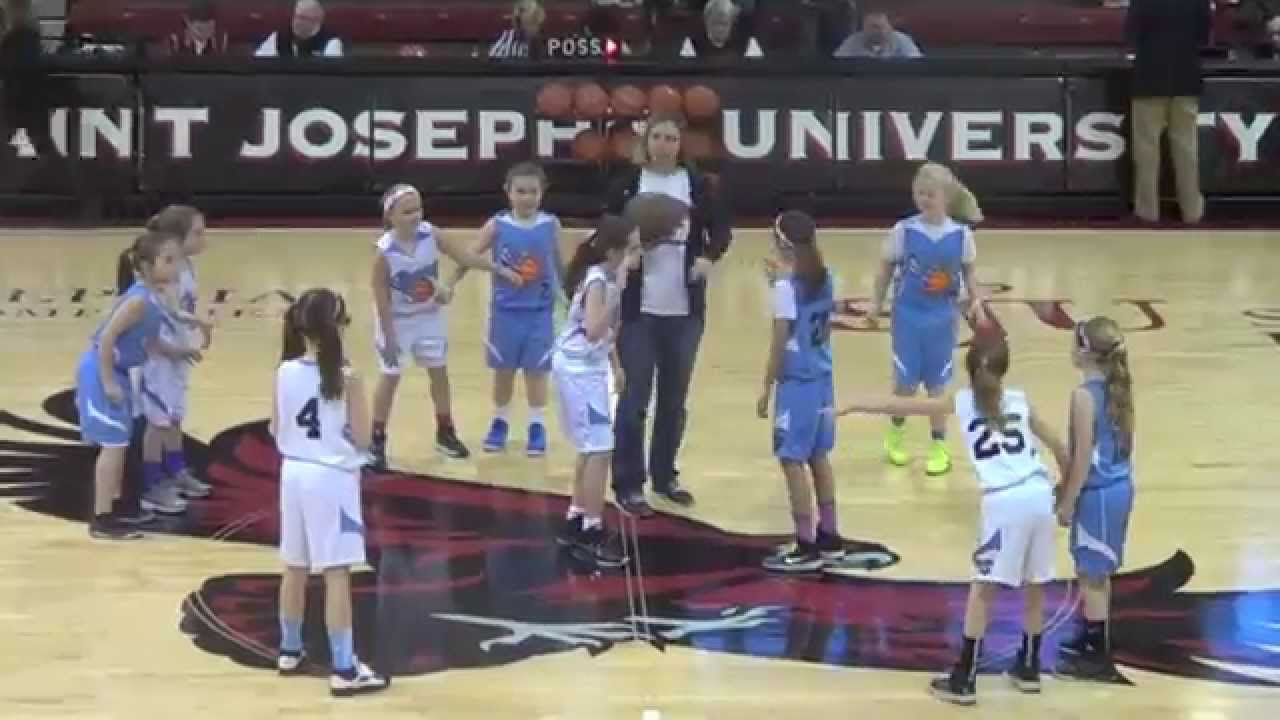 MBA 3rd Grade Girls Travel Basketball - Exhibition Game at SJU - 1/10/15