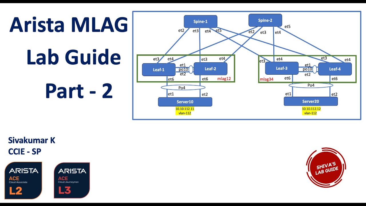 How to verify MLAG in Arista vEOS Lab setup - Part 2
