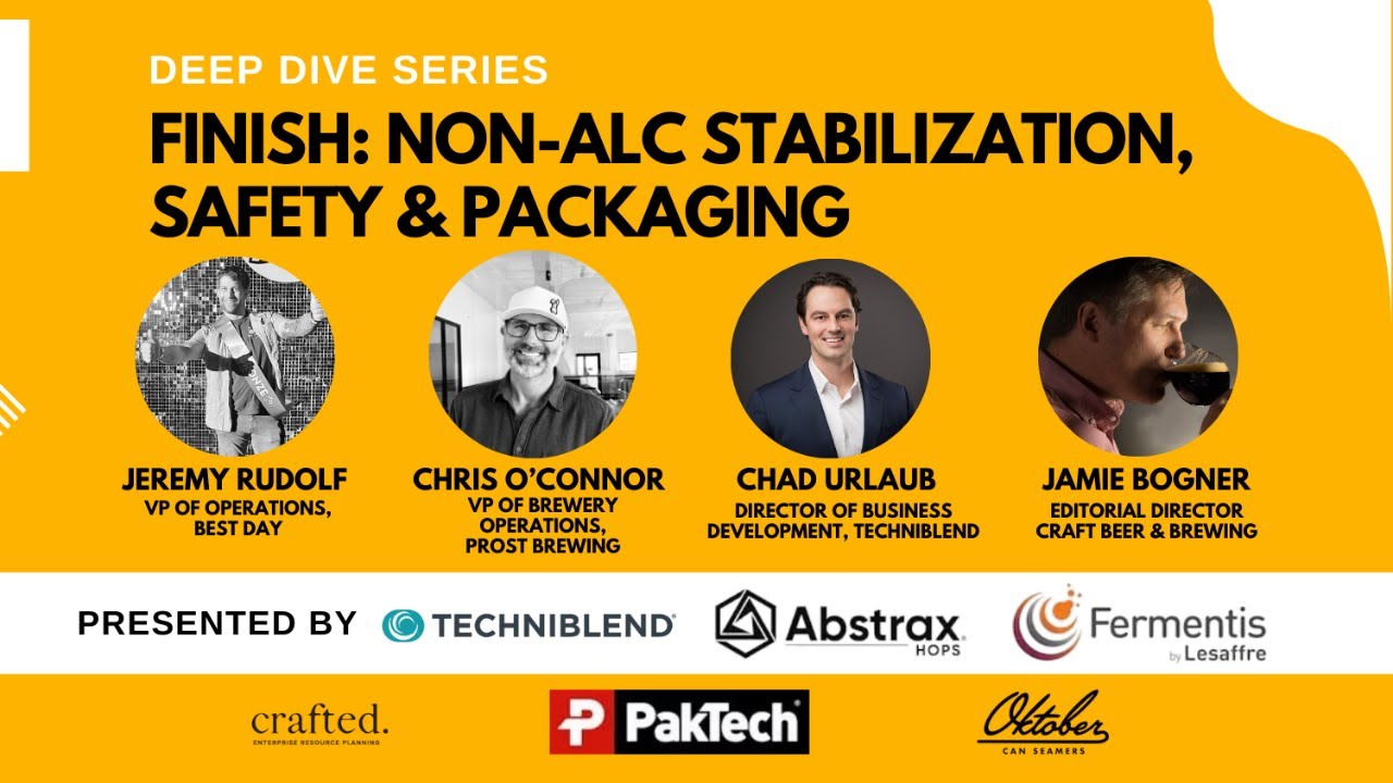 Finish: Non-Alc Stabilization, Safety & Packaging