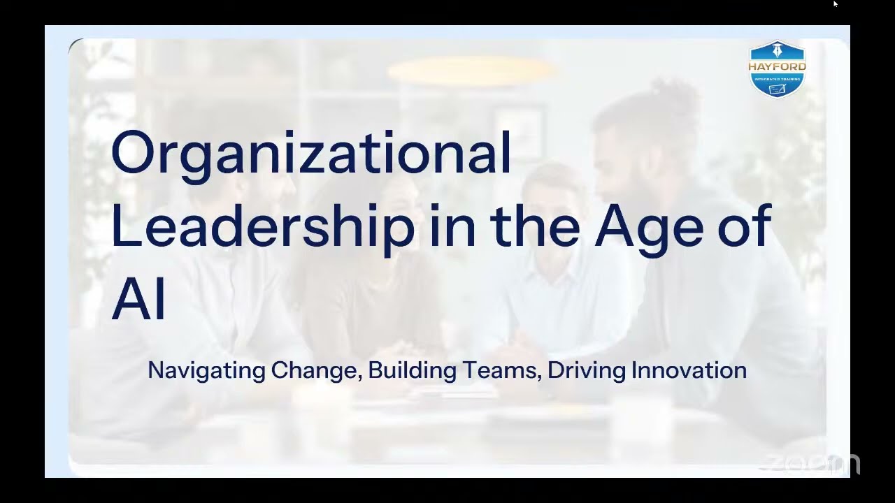 Organizational Leadership in the Age Of AI