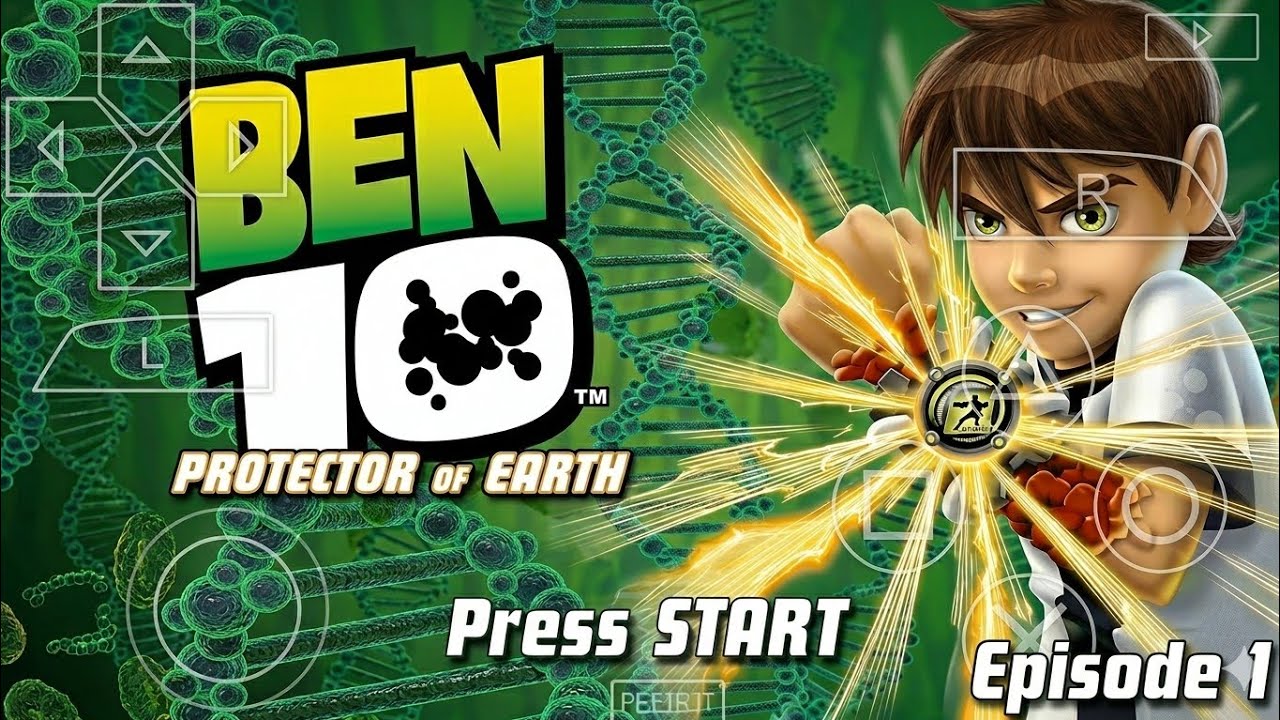 Ben 10 Protector of earth PS2 level 1 episode 1 #viral #video