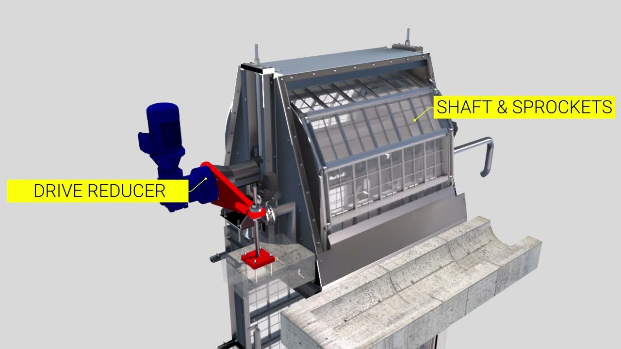 Traveling Band Screen - Dual Flow - Sea Water Intake System - Beaudrey
