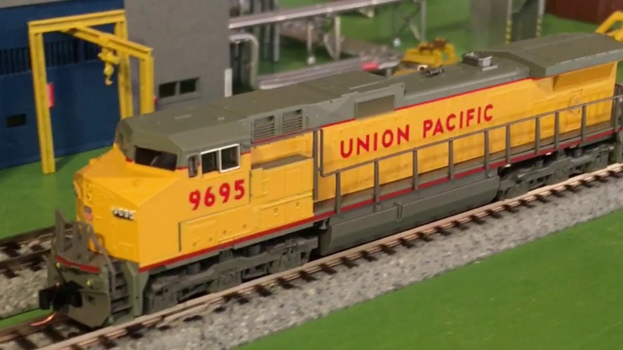 Repair a noisy locomotive with an N scale Kato C44-9