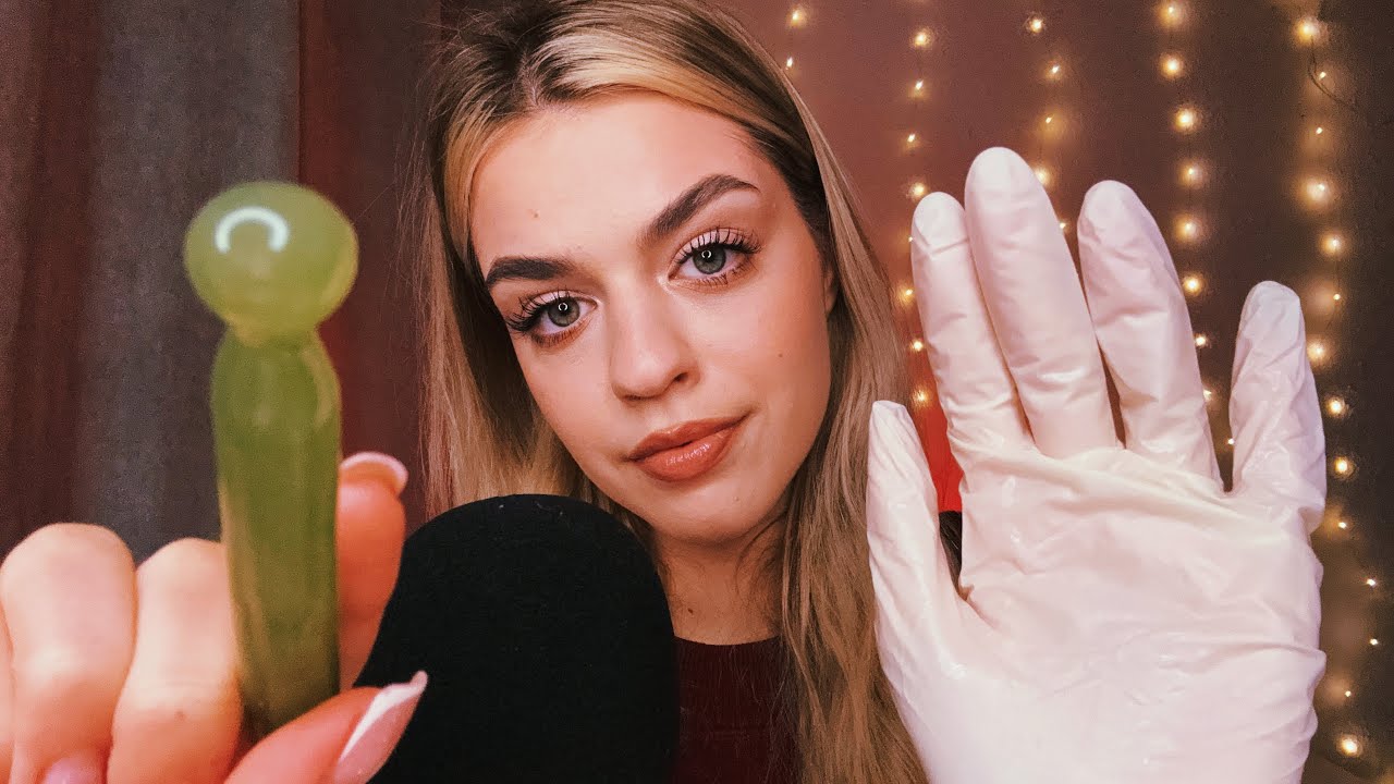 ASMR face massage// fall asleep fast