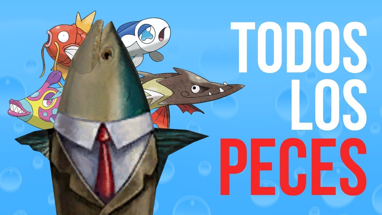 ¿Qué peces son los Pokémon?