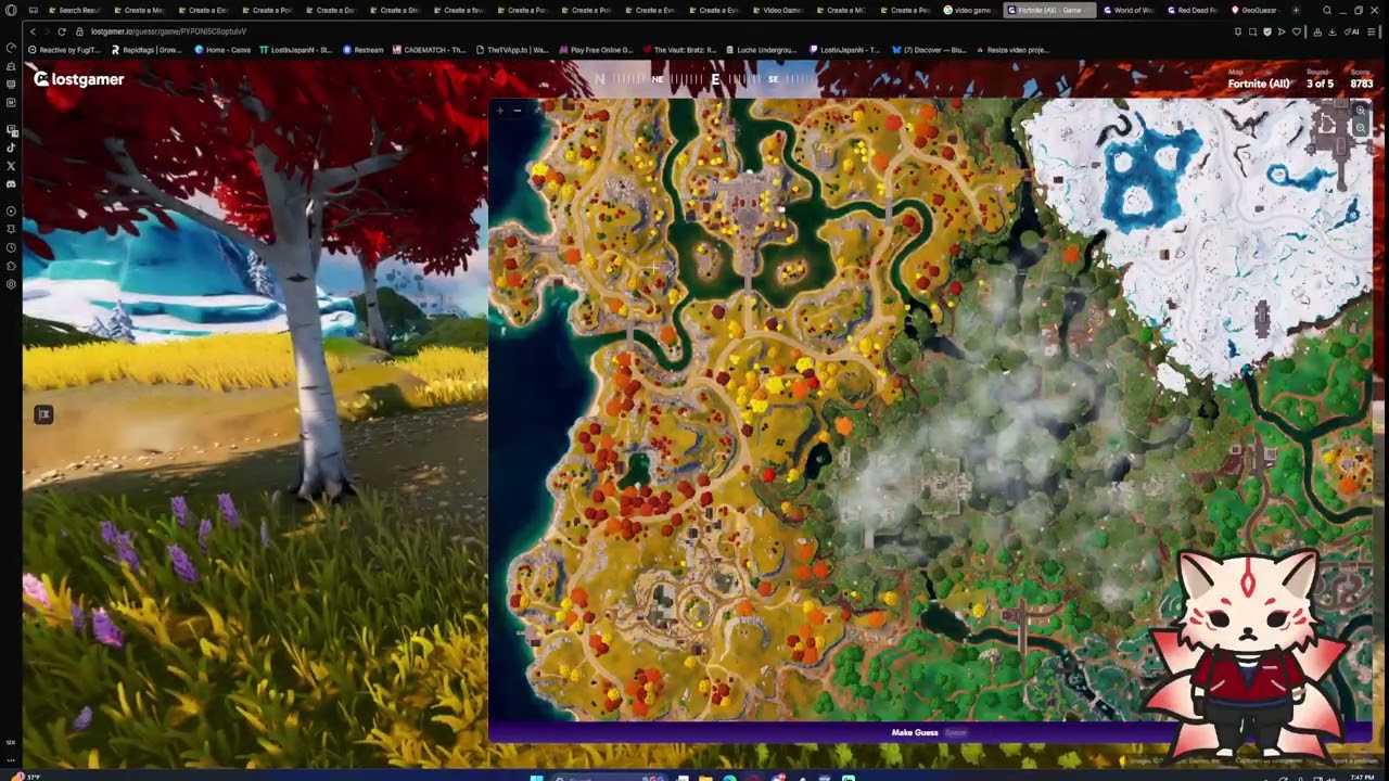 Geogussr Видеоигры: Fortnite Эпизод 1