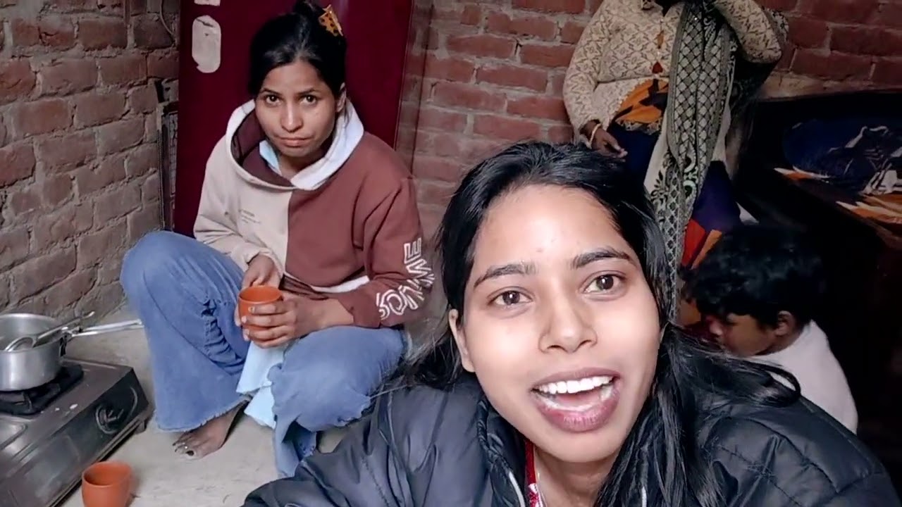 सर्दी में चाय Ka maja ☕😍😘#vlog ||paulrani||😋