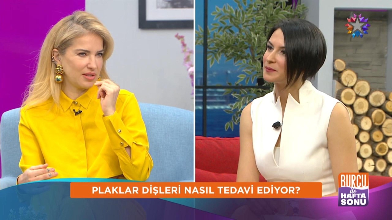 ŞEFFAF PLAKLAR DİŞLERİ NASIL TEDAVİ EDİYOR ? - Burcu ile Hafta Sonu @StarTVResmi @BurcuEs