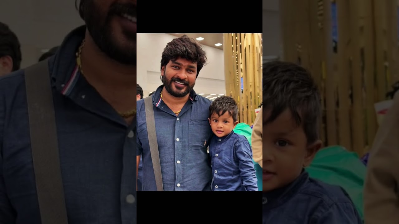 Chinna Marumagal Serial Hero Actor Naveen With His Wife News Reader Kanmani & Their Baby
