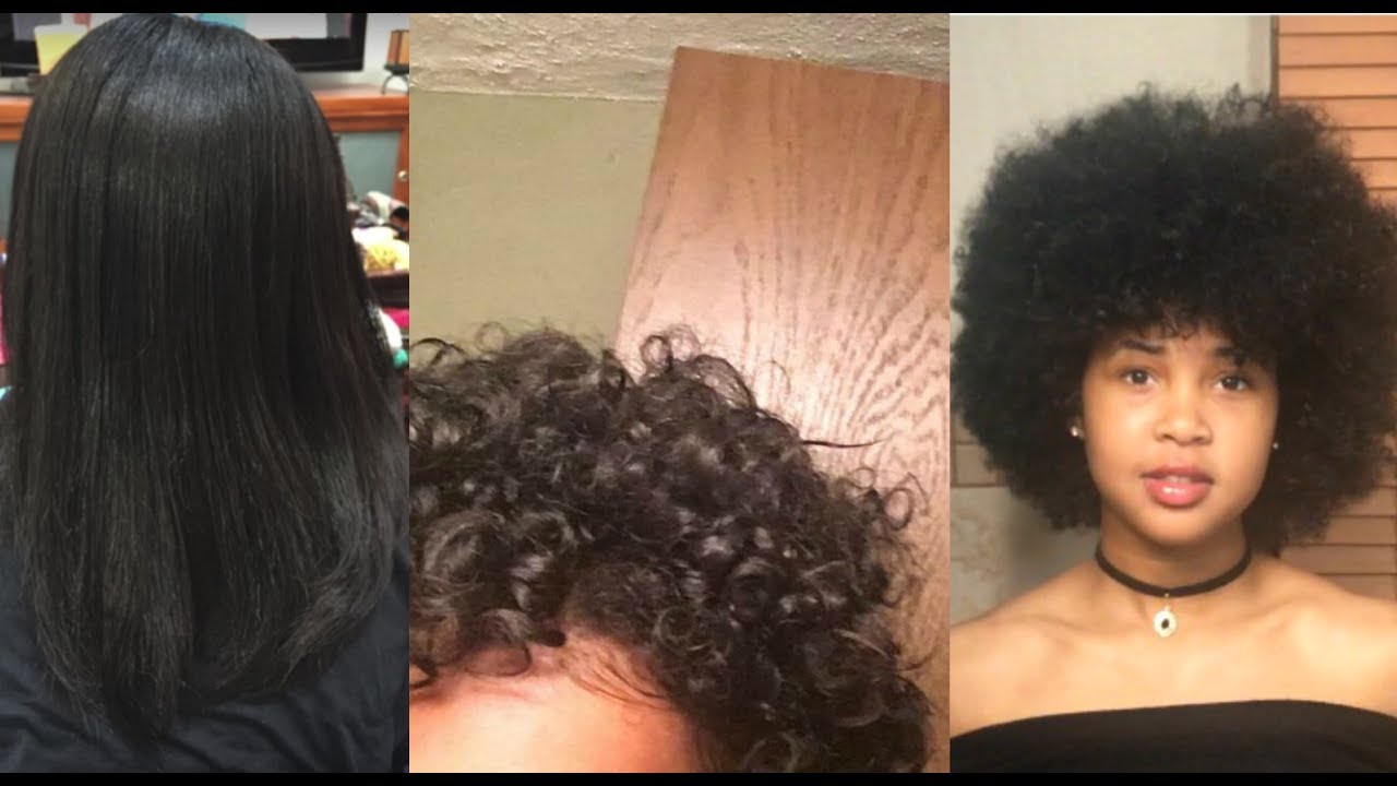 My Natural Hair Journey | Damaged to BIG CHOP 2015-2017 (3b 3c 4a) (PT. 1)