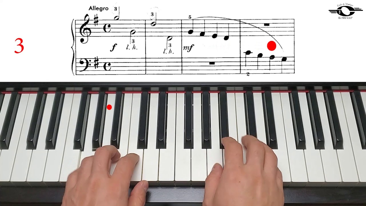 The Juggler, Fast version, John Thompson`s easiest piano course, Part 3
