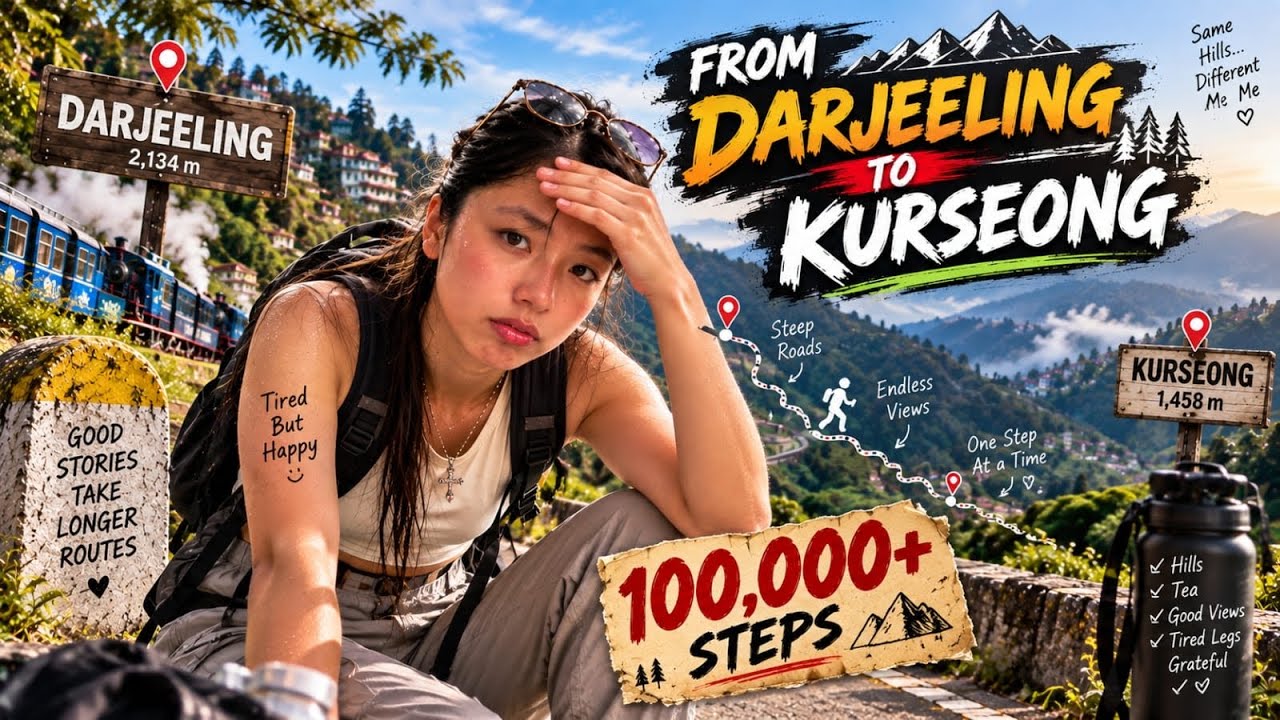 I walked from Darjeeling to kurseong 🫨