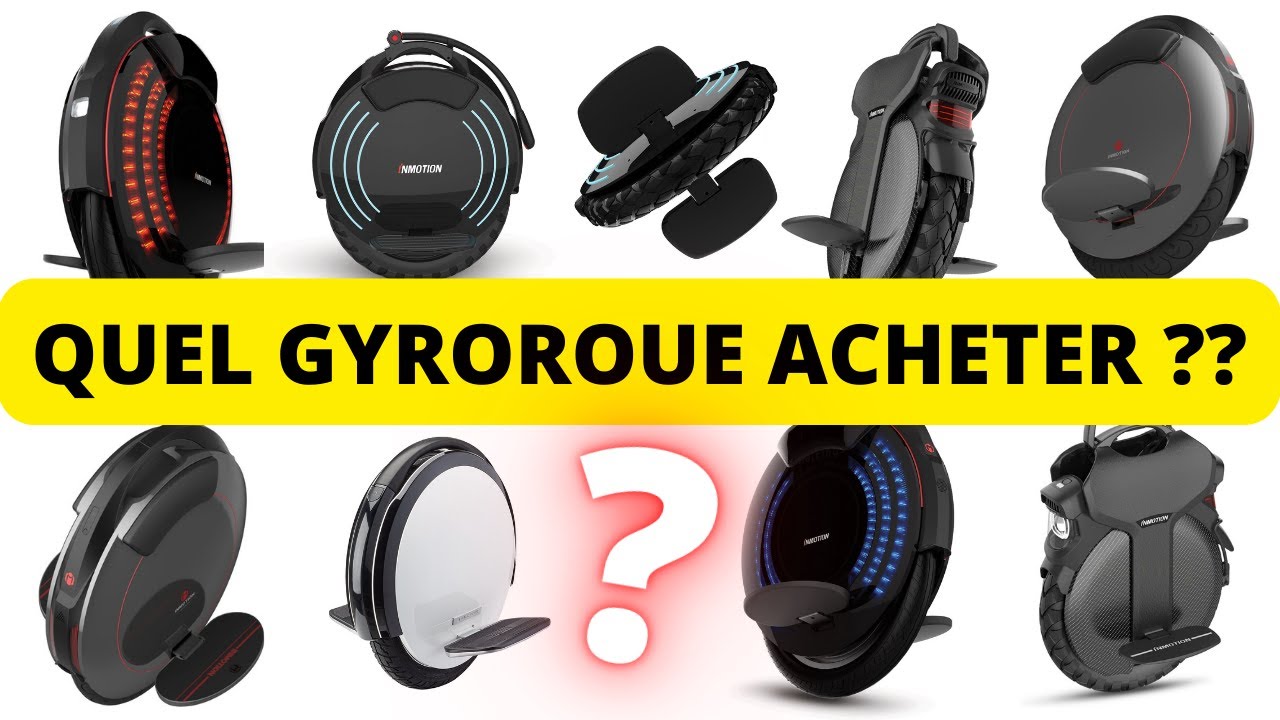 TOP 2 : Meilleure Gyroroue surpuissante 2022 (roue Monocycle électrique) TEST, AVIS  & COMPARATIF
