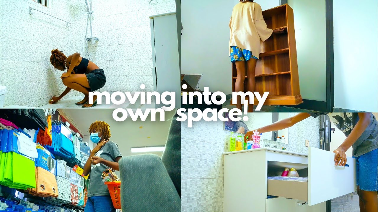 Accra moving vlog! | cleaning, shopping, getting a pet fish, etc | gap diaries ep 07
