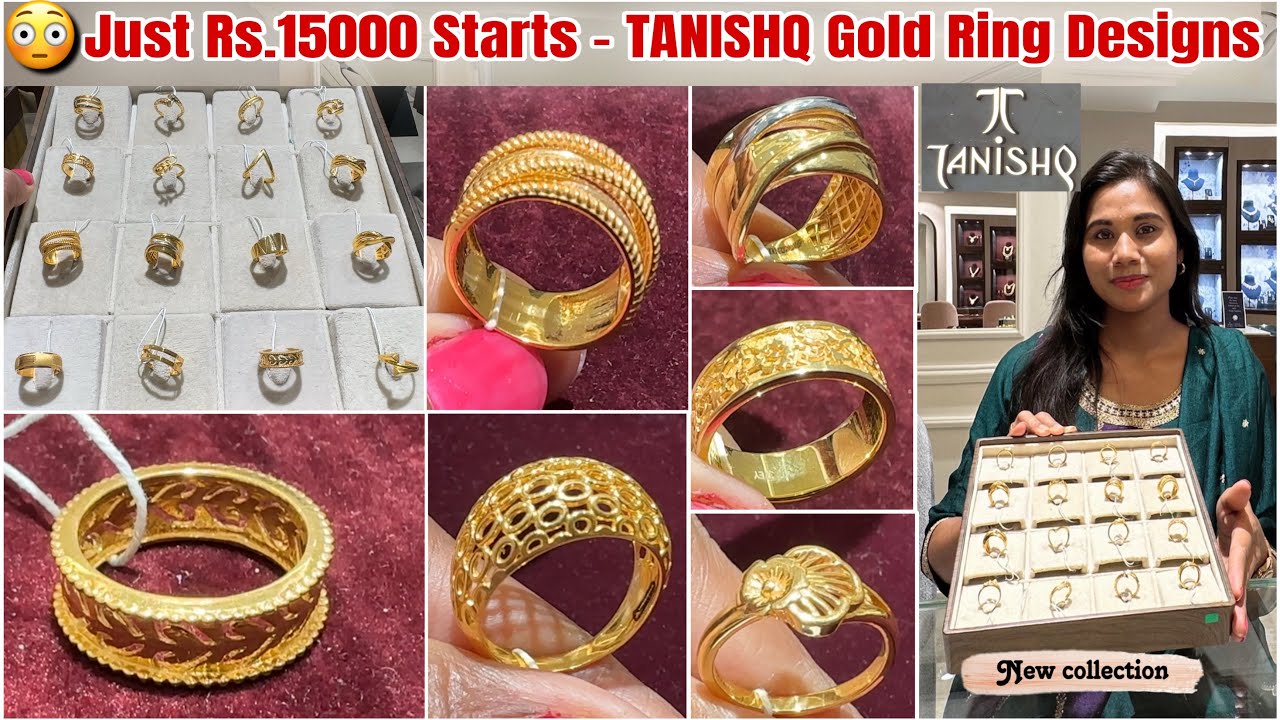 Rs.15K💫Tanishq Best Gold Ring Designs| Trendy Stylish Lightweight Gold Ring Designs With Price 2026