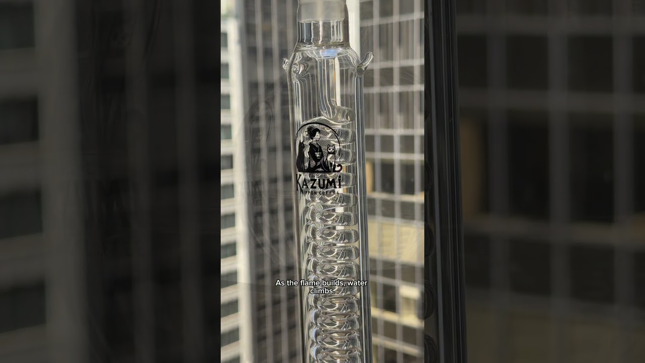 Brewing with Kazumi Siphon #kazumicoffee #coffeebrewing #siphoncoffee #coffee #coffeesiphon