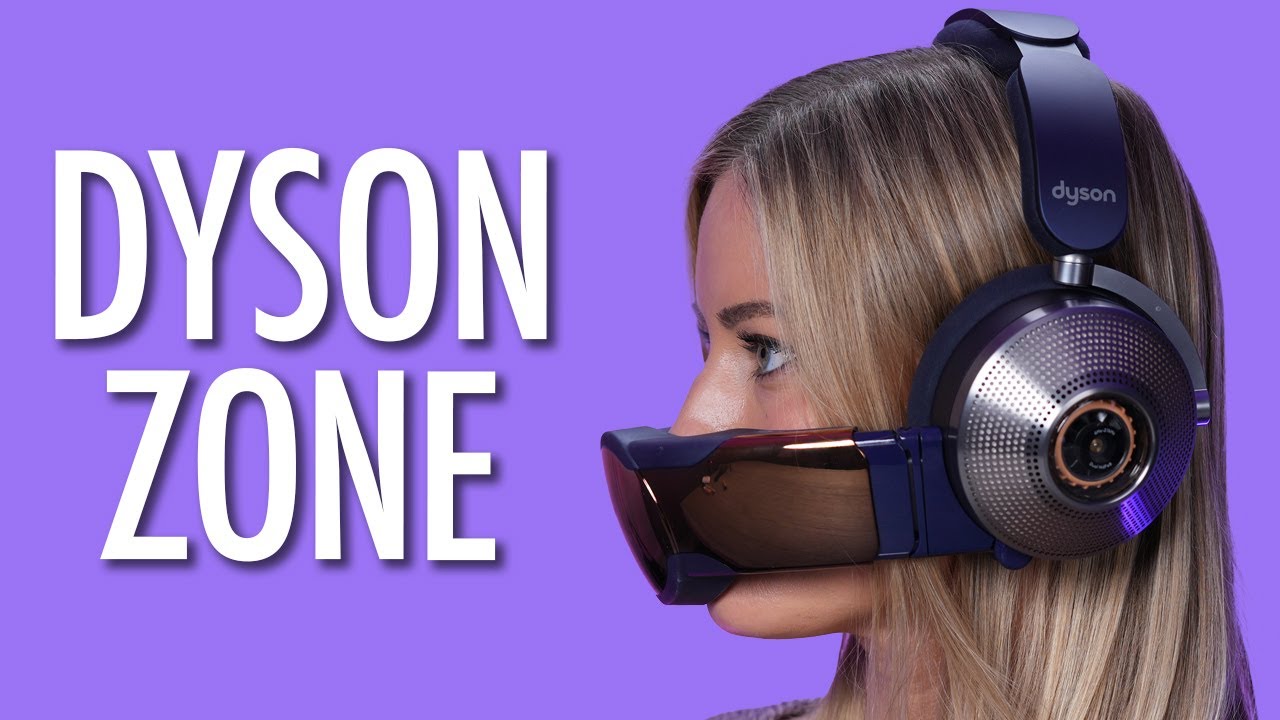 Dyson Zone: Futuristic Headphones with air purification?!