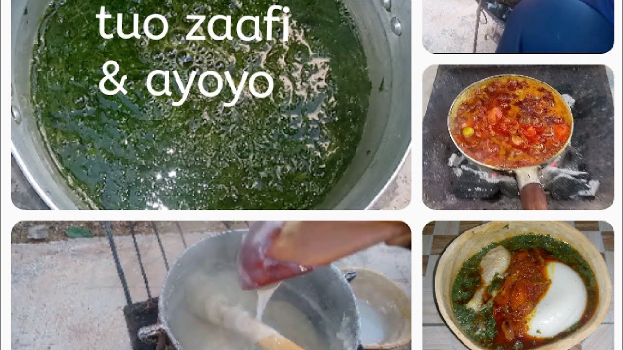 Tuo zaafi and Ayoyo soup step by step