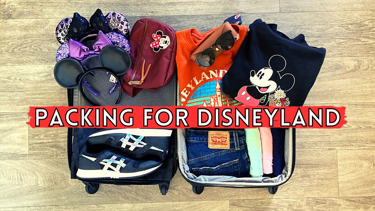 Packing For Disneyland - Park Bag & Suitcase | Pack With Me for Disney