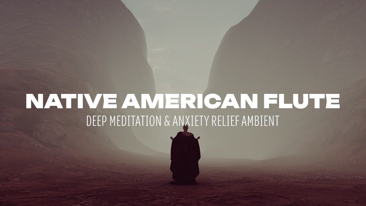 Calming Campfire & Low Flute | Ancient Spiritual Healing for Deep Sleep