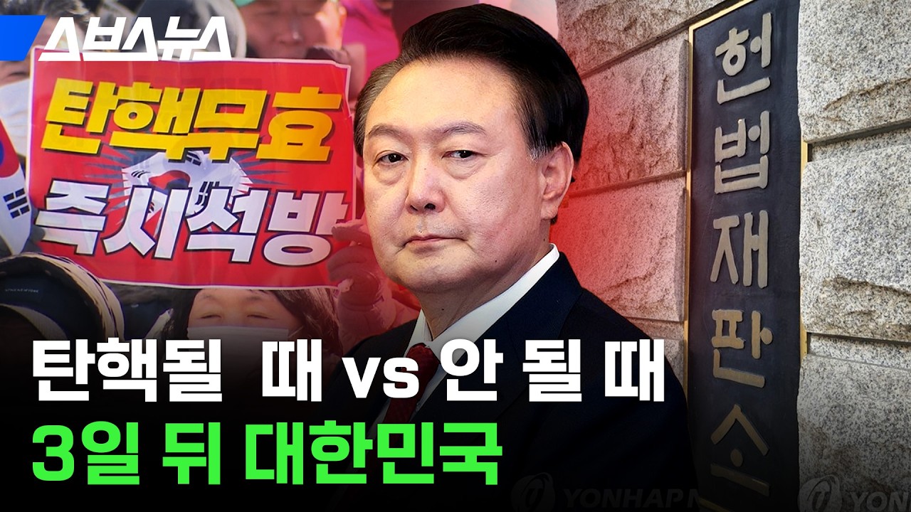 탄핵 인용 vs 기각... 우리에게 벌어질 미래 / 스브스뉴스